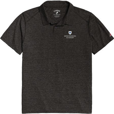 League Reclaim Polo Heather Black