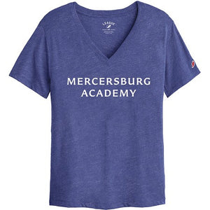 League Ladies V-neck Royal