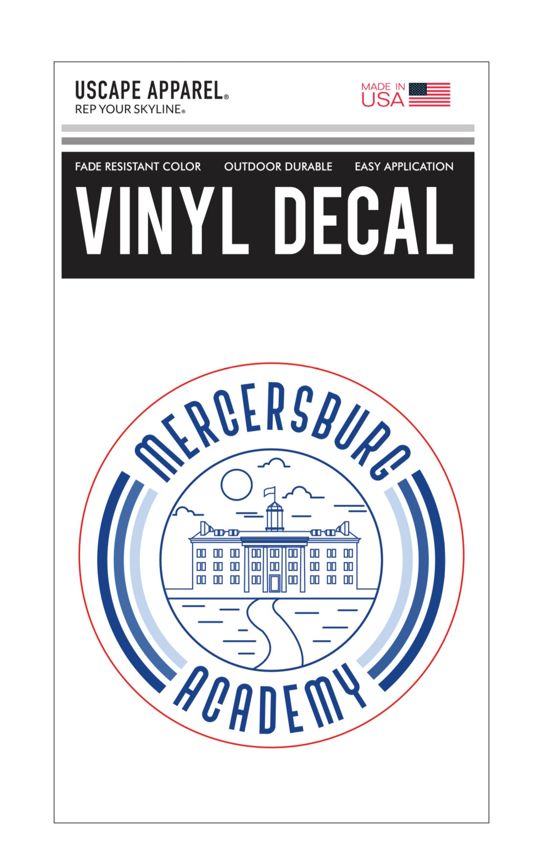 Uscape Vinyl Decal Main Hall